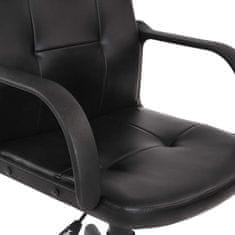 shumee Kancelárska stolička s lakťovou opierkou, čierna