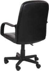 shumee Kancelárska stolička s lakťovou opierkou, čierna
