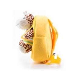 shumee G21 batoh s plyšovou žirafou- žltý