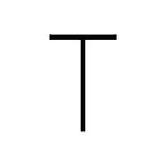 Artemide Artemide Alphabet of Light - veľké písmeno T 1201T00A