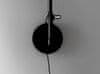 Artemide Demetra - nástenný držiak nepriehľadná čierna Demetra Wall 1742050A