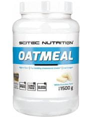 Scitec Nutrition Oatmeal 1500 g, biela čokoláda
