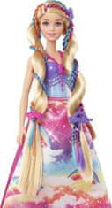 Mattel Barbie Princezná s farebnými vlasmi herný set