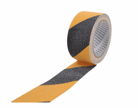 Protišmyková označovacia páska žlto-čierna 5mx50mm 5mx50mm
