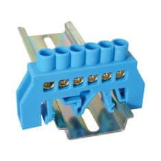 Tracon Electric Mostík N modrý 6P 12,6x39x7mm / L1=66mm