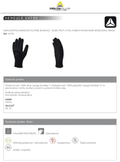 Zateplené pracovné rukavice HERCULE VV750 09 09