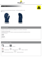 Delta Plus Pracovné rukavice NI175 10