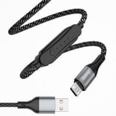 DUDAO L7 kábel USB / Micro USB 5A 1m, čierny