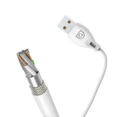 DUDAO L4M kábel USB / Micro USB 2.4A 2m, biely