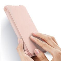 Dux Ducis Skin X knižkové kožené puzdro na Samsung Galaxy A42 5G, ružové