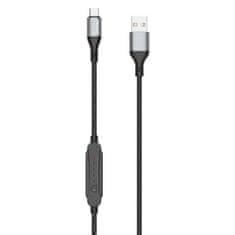 DUDAO L7 kábel USB / USB-C 5A 1m, čierny