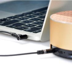 DUDAO L11 audio kábel 3.5mm mini jack 1m, čierny