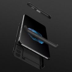 GKK 360 Full Body plastový kryt na Samsung Galaxy S21 Plus 5G, čierny