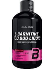 BioTech USA L-Carnitine Liquid 100 000 mg 500 ml, višňa