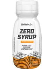 BioTech USA Zero Syrup 320 ml, jahoda