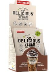 Nutrend Delicious Vegan Protein 5 x 30 g, čokoláda-lieskový orech