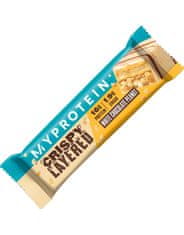 MyProtein Crispy Layered Bar 58 g, čokoláda-karamel
