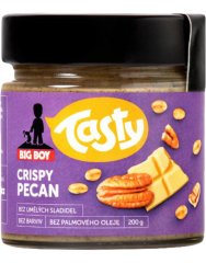 Big Boy Crispy Pecan 200 g, arašidy-pekanové orechy-biela čokoláda