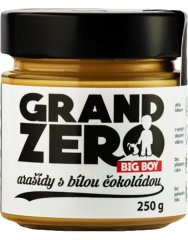Grand Zero s bielou čokoládou 250 g, arašid-biela čokoláda