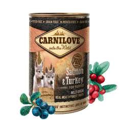 Carnilove Wild Meat Salmon & Turkey for Puppies 6x 400 g