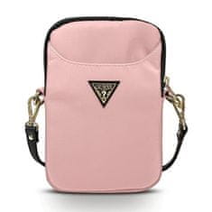 Guess Nylon Triangle taška 8'', ružová