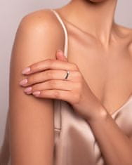 Brilio Nadčasový zásnubný prsteň z bieleho zlata GR114WAU (Obvod 52 mm)