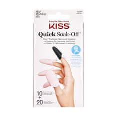 KISS Odstraňovač umelých nechtov (Soak Off Remover Caps) 20 ks