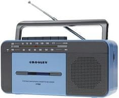 Crosley Cassette Player CT102, modrá