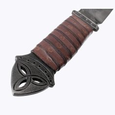 Madhammers Kovaný nôž - "Viking" hnedý, 34 cm