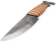 Kovaný nôž - "Beran" hnedý, 25 cm