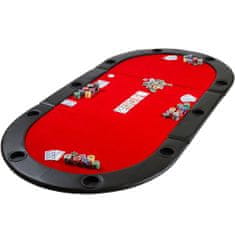 Greatstore Poker podložka skladacia červená