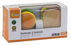 Viga Drevený hamburger a sendvič