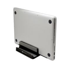 MH01 - Odkladací stojan MISURA pre notebook a mobilný telefón BLACK