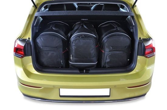 KJUST Sada 3ks cestovných tašiek SPORT pre VW GOLF HATCHBACK 2019+