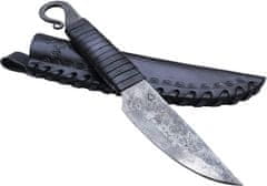 Madhammers Kovaný nôž - "Voluta" čierna, 19,5 cm