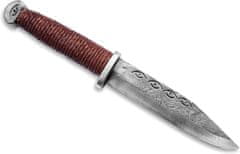 Madhammers Kovaný nôž - "Viking malý" hnedý, 27 cm