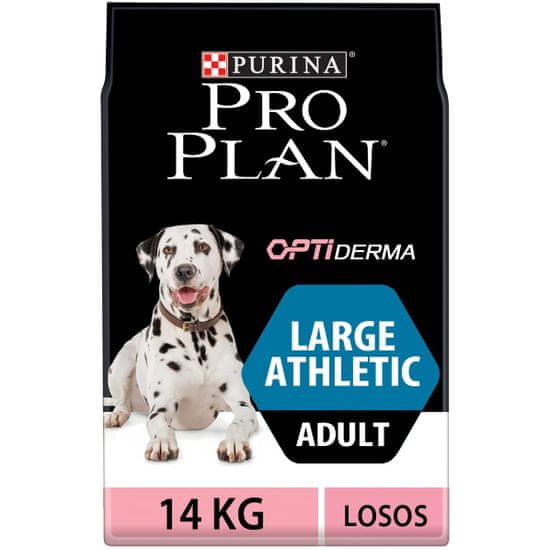 Purina Pro Plan Adult large athletic OPTIDERMA losos 14 kg
