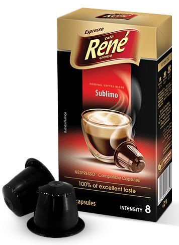 René Sublimo kapsuly pre kávovary Nespresso, 10ks