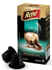 René Espresso Lungo kapsuly pre kávovary Nespresso, 10ks