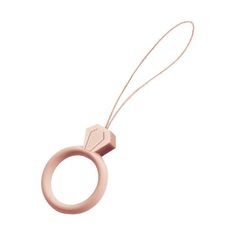 MG Diamond Ring prívesok na mobil, ružový