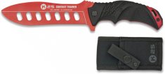 K25 Tréningový nôž s pevnou čepeľou K25 - červený (32181)