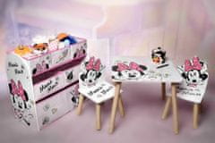 Arditex Detský stôl s stoličkami Minnie Mouse