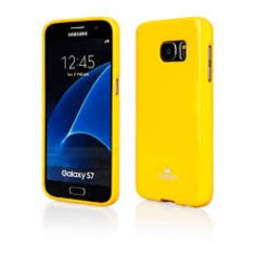 FORCELL Obal / kryt pre Samsung Galaxy S7 žltý - JELLY