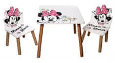 Detský stôl s stoličkami Minnie Mouse