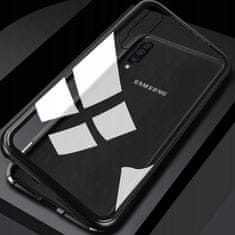 MG Magnetic Full Body Glass magnetické puzdro na Samsung Galaxy S21 Ultra, čierne
