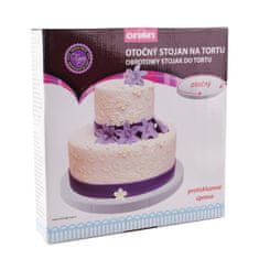 Orion Stojan servírovací UH torta otoč. 27 cm