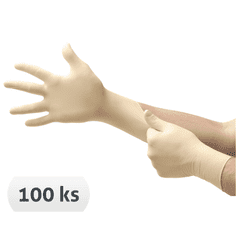 Ansell Jednorazové latexové rukavice Touch N Tuff Ansell 69-318 nepúdrované, 100ks