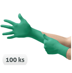 Ansell Jednorazové nitrilové nepúdrované rukavice Touch N Tuff 92-600, dĺžka 24cm, 100ks