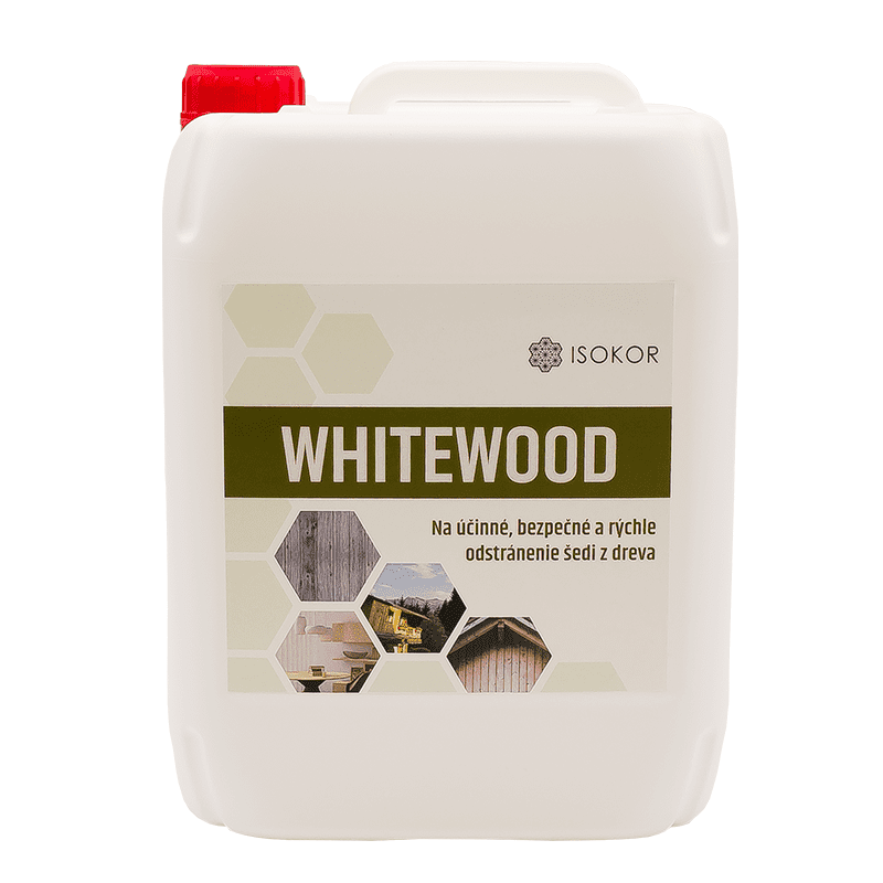 Isokor WhiteWood - Odstraňovač šedivosti dreva, odšeďovač dreva - 5000ml
