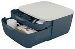 LEITZ Zásuvkový box "Cosy", zamatová sivá, plastový, 2 zásuvky, 53570089